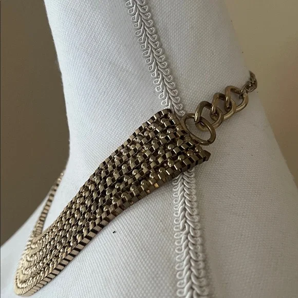 Vintage Napier collar necklace chunky Chain Estate - Picture 2 of 4